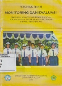 Image of Petunjuk Teknis Monitoring dan Evaluasi