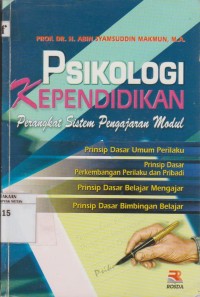 Image of Psikologi Kependidikan: Perangkat Sistem Pengajaran Modul