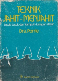 Image of Teknik Jahit - Menjahit