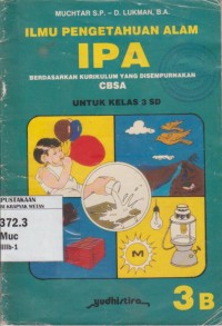 Image of Ilmu Pengetahuan Alam IPA CBSA Kelas 3B