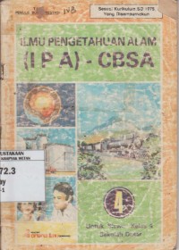 Image of Ilmu Pengetahuan Alam ( IPA ) CBSA kelas 4 Sekolah Dasar