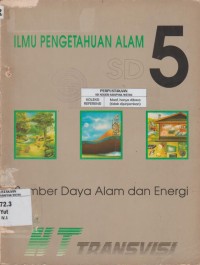 Image of Ilmu Pengetahuan Alam SD kelas 5 : Sumber Daya Alam dan Energi