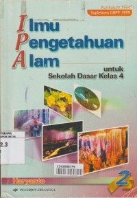 Image of Ilmu Pengetahuan Alam untuk Sekolah Dasar kelas 4 Jilid 2