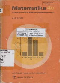 Image of Mateamatika 4c untuk SD