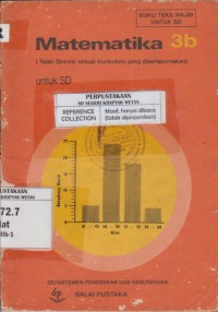Image of Matematika 3b untuk SD