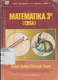 Image of Matematika CBSA untuk Kelas 3A Sekolah Dasar