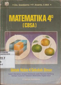 Image of Matematika CBSA untuk Kelas 4A Sekolah Dasar