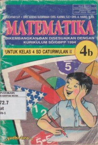 Image of Matematika untuk kelas 4 SD Caturwulan II