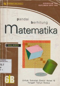 Image of Pandai Berhitung Matematika Kelas 6B