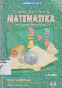 Image of Pandai Berhitung Matematika untuk SD Kelas 4A