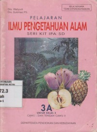 Image of Pelajaran Ilmu Pengetahuan Alam Seri KIT IPA SD Kelas 3A