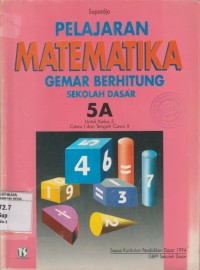 Image of Pelajaran Matematika Gemar Berhitung Sekolah Dasar Kelas 5A