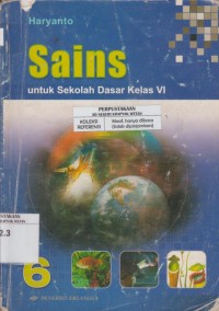 Image of Sains untuk Sekolah Dasar Kelas VI